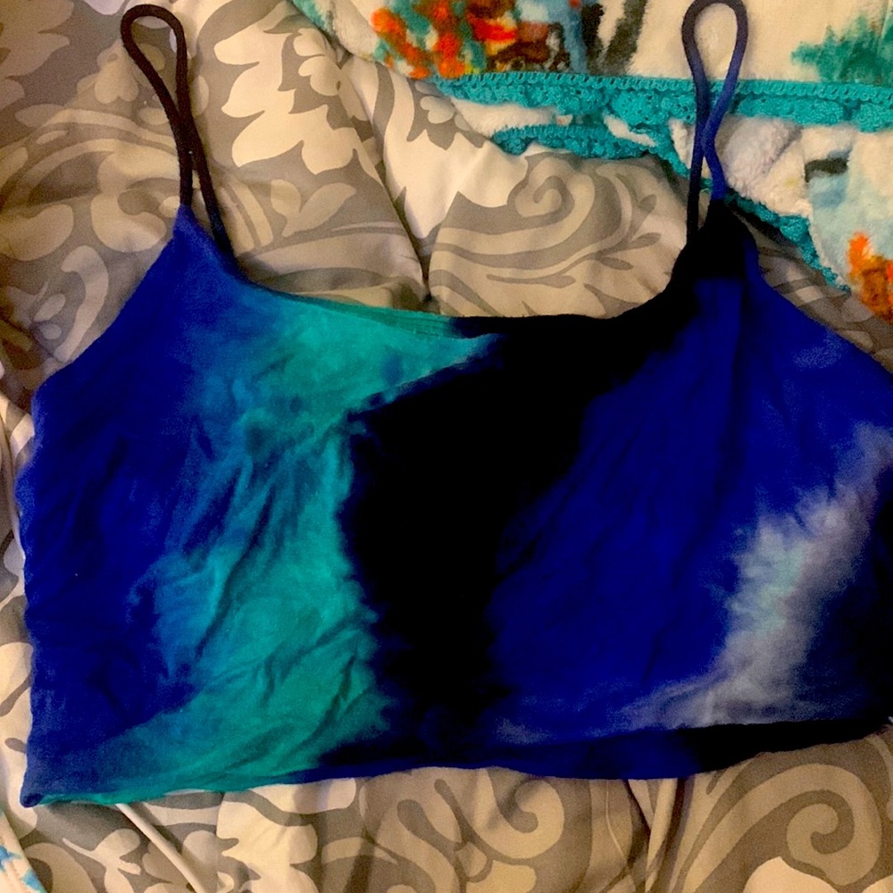 Large Tie Dye Crop Top